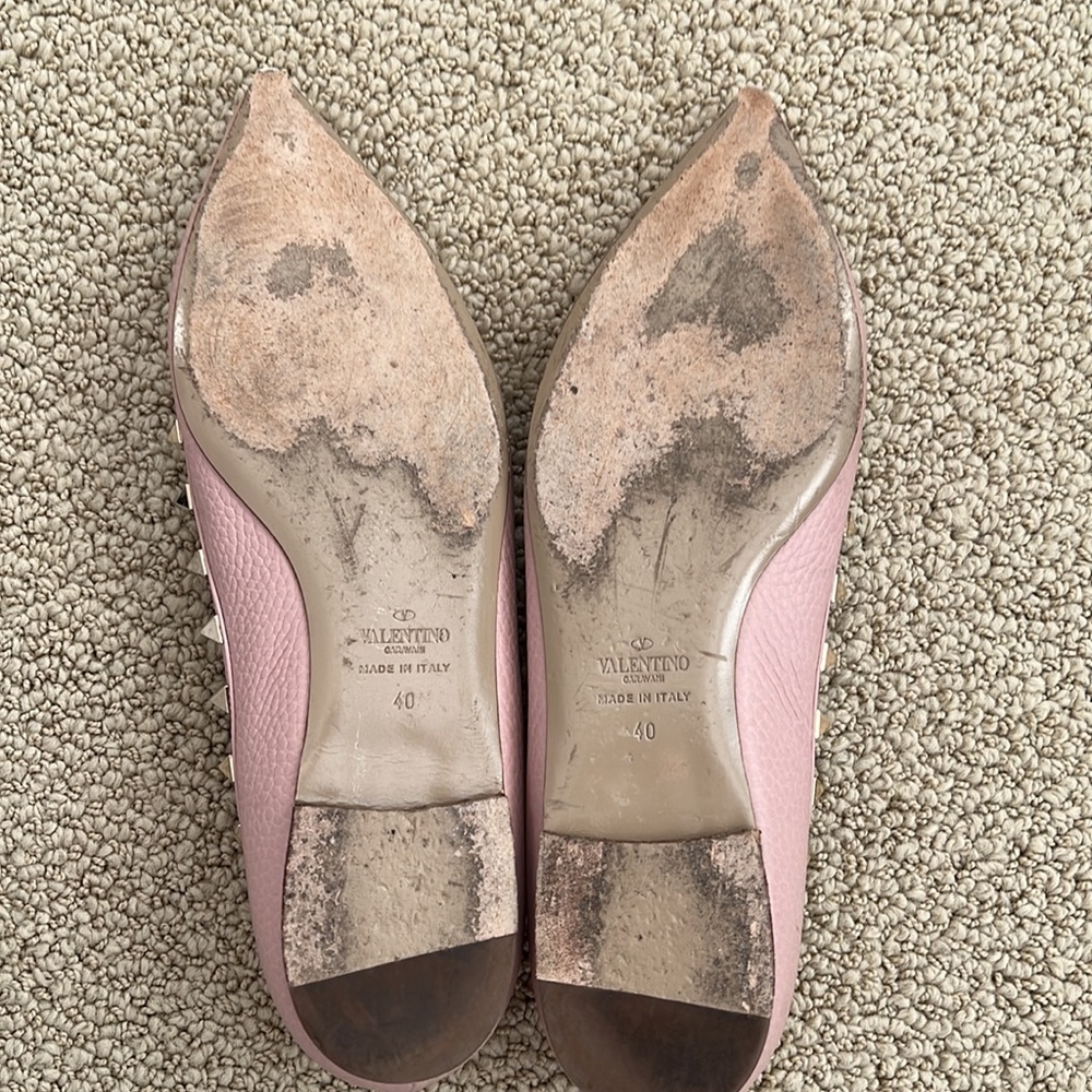 Work a handful of times Valentino flats - Picture 2 of 5